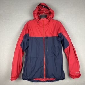 Burton AK457 Recco Down Jacket Mens Large Red Blue Gore-Tex Snowboard Ski Rare
